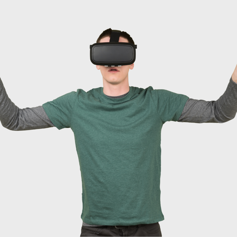 Qb. 3D Virtual Reality (VR) Box Gaming Headset